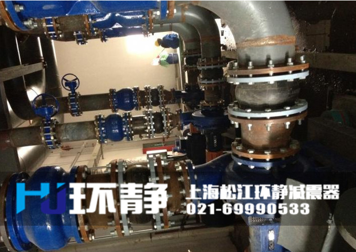 DN200<a href=http://www.rqqjk.cn target=_blank class=infotextkey>橡膠軟接頭</a>安裝實(shí)圖